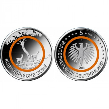 Germany 2018 5 euro Tropical zone G