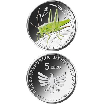 Germany 2024 5 euro Green hayseed Germany 2024 5 euro Green hayseed