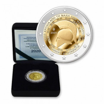 Greece 2020 2500 years of the battle of Thermolylae PROOF