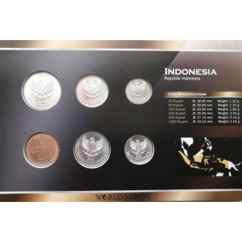 Indonesia 1999-2010 year blister coin set