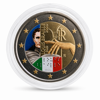 Italy 2009 200th anniversary of Louis Braille’s birth color