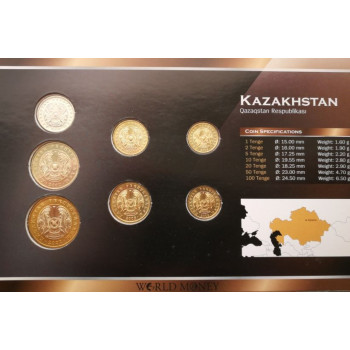 Kazakhstan 2002-2010 year blister coin set