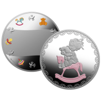 LMK Silver Child Medal Girl