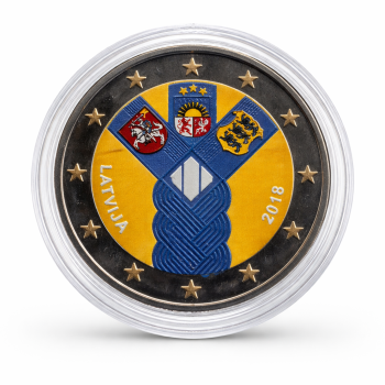 Latvia 2018 100th anniversary of the Baltic States Colored
