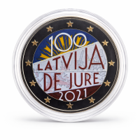 Latvia 2021 The 100th anniversary of Latvia’s international recognition de iure colored