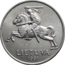 Lithuania 1991 1 2 5 cent set