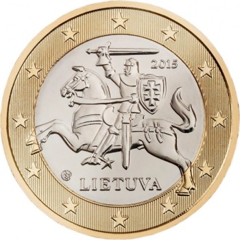 Lithuania 2015 1 euras