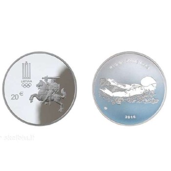Lithuania 2016 20 euro XXXI Olympic Games in Rio de Janeiro