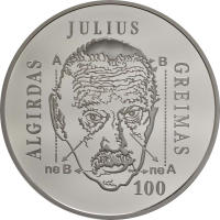 Lithuania 2017 20 euro A.J. Greimas