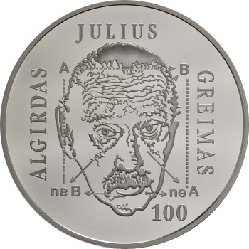 Lithuania 2017 20 euro A.J. Greimas