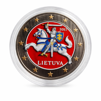 Lithuania 2017 2 euro regular colored coin