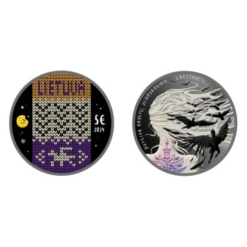 Lithuania 2024 5 euro The twelve brothers, twelve black ravens