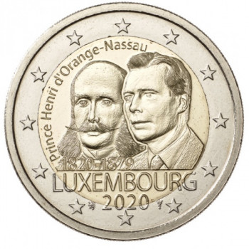 Luxembourg 2020  200th anniversary of the birth of Prince Henri
