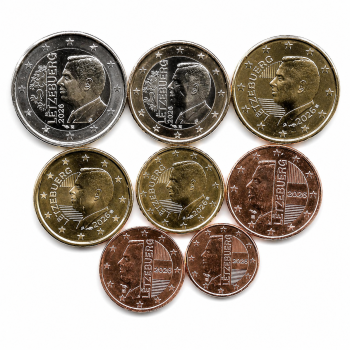 Luxembourg 2026 Euro coins UNC Set