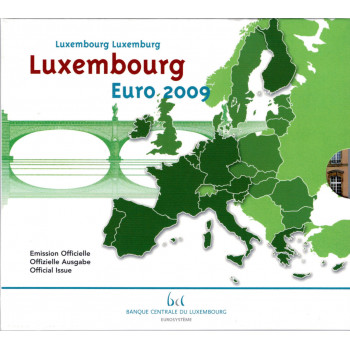 Luxembourg 2009 Euro coins BU Set Luxembourg 2009 Euro coins BU Set