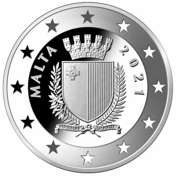 Malta 2021 10 euro 225th anniversary of the completion of the building of the bibliotheca 1796