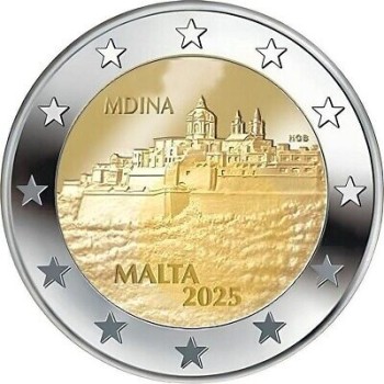 Malta 2025 Mdina UNC (Uncirculated)