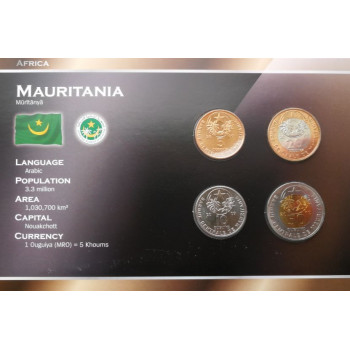 Mauritania 2009-2010 year blister coin set