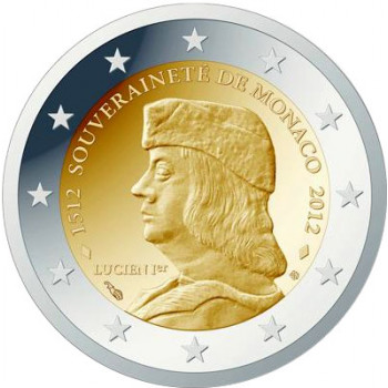 Monaco 2012 500th anniversary of the establishment of Monaco’s sovereignty by Lucien I Grimaldi