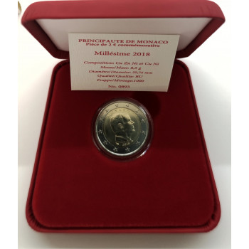 Monaco 2017 2 euro regular BU