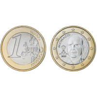 Monaco 2025 1 euro regular UNC coin