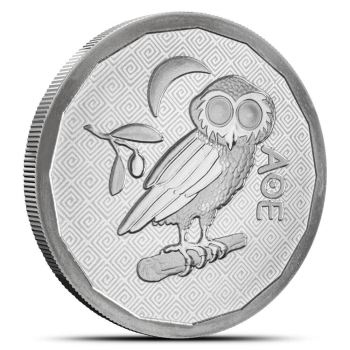 St. Helena 2024 Athenian Owl 1oz 999Ag