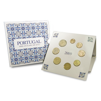 Portugal 2009 Euro coins BU set Portugal 2009 Euro coins BU set