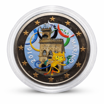 San Marino 2016 2 euro COLORED