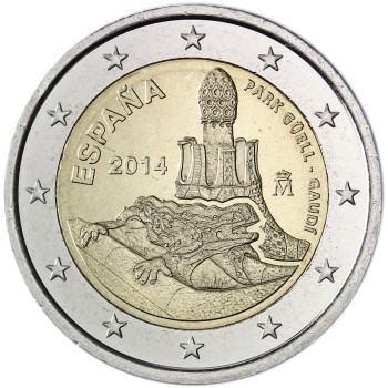 Spain 2014 UNESCO's World Cultural and Natural Heritage Sites — Park Güell