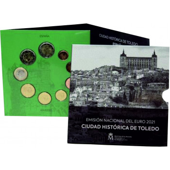 Spain 2021 Euro Coins BU Set