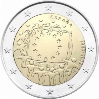 Spain 2015 30 years of the EU flag