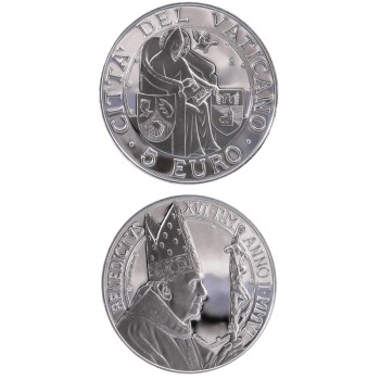 Vatican City 2006 5 euro Benedictus XVI World Day of Peace