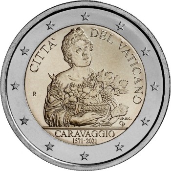 Vatican city 2021 Caravaggio UNC