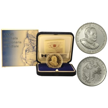 Vatican City 2007 10 euro World Mission Day