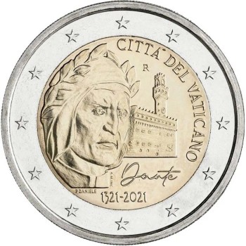 Vatican city 2021 700th Anniversary of the Death of Dante Alighieri UNC
