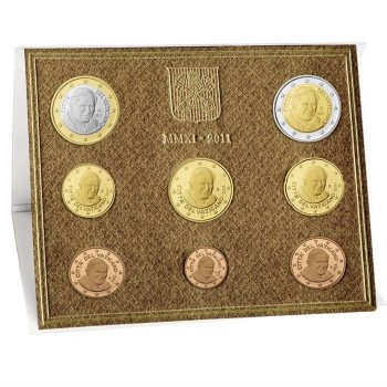 Vatican City 2011 Euro coins BU Set Pope Benedict XVI