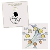 Slovenia 2007 Euro coins BU Set