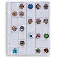 Leuchtturm coin sheets OPTIMA for 27mm coins