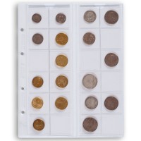 Leuchtturm coin sheets OPTIMA for 34mm coins
