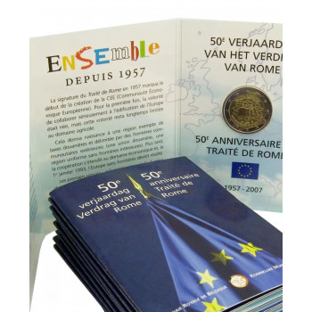 Belgium 2007 50th anniversary of the Treaty of Rome COINCARD