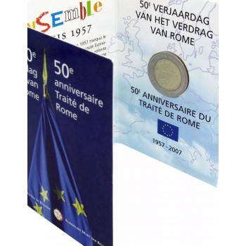 Belgium 2007 50th anniversary of the Treaty of Rome COINCARD
