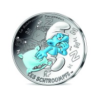 France 2020 10 euro lazy smurf
