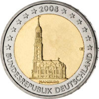 Germany 2008 Federal state of Hamburg (Any random Mint) Germany 2008 Federal state of Hamburg (Any random Mint)