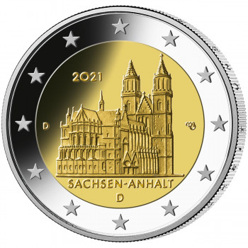 Germany 2021 Saxony-Anhalt - Magdeburg Cathedral (any random mint) Germany 2021 Saxony-Anhalt - Magdeburg Cathedral (any random mint)