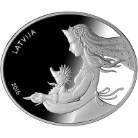 Latvia 2016 Fairy tale coin II. Hedgehogs coat Latvia 2016 Fairy tale coin II. Hedgehogs coat
