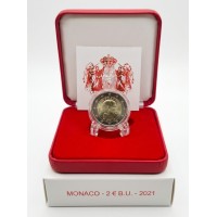 Monaco 2021 2 euro regular BU