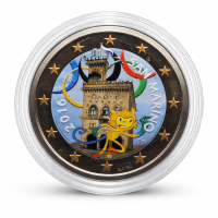 San Marino 2016 2 euro COLORED