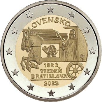 Slovakia 2023 200th horse-drawn express mail coach service between Vienna and Bratislava