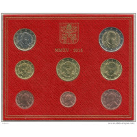Vatican city 2015 Euro coins BU set Pope Francis Vatican city 2015 Euro coins BU set Pope Francis