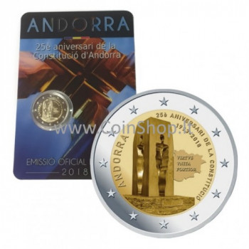 Andorra 2018 25 Years Constitution of Andorra Andorra 2018 25 Years Constitution of Andorra